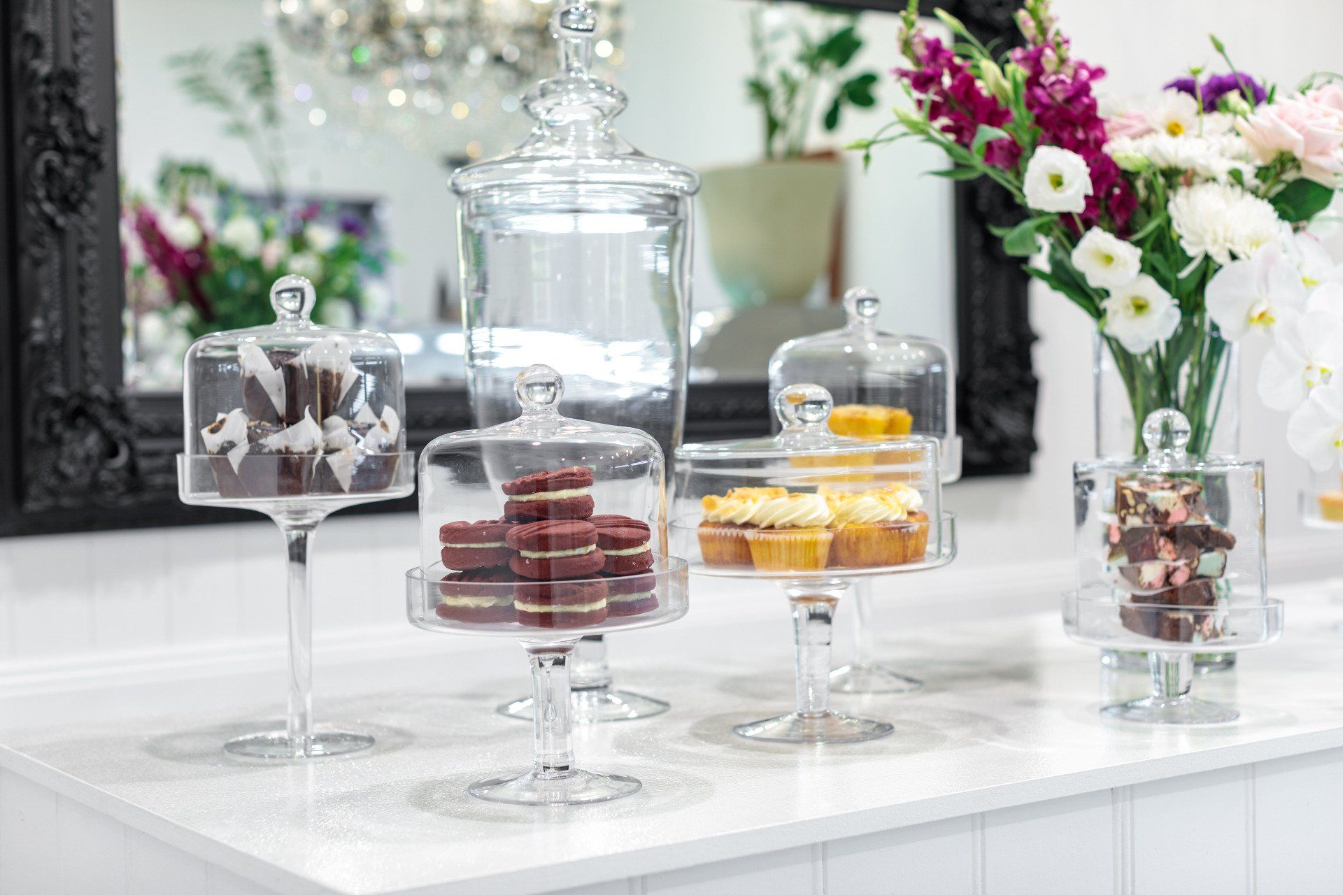 cafe selection of sweets