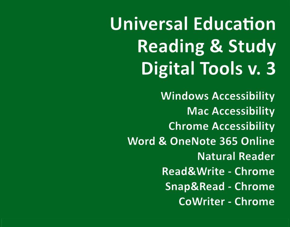 reading and study digital tools vol 1