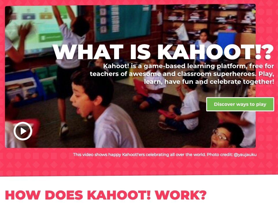 image of kahoot