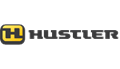 Logo: Hustler text next to a yellow square with a black H inside.