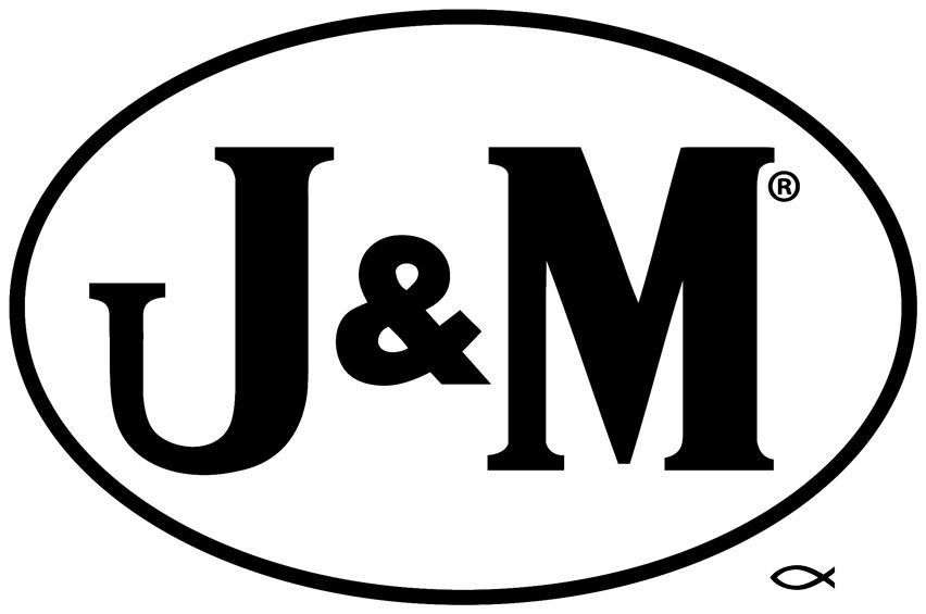 J&M logo: Black.