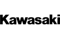 Kawasaki logo in black text.