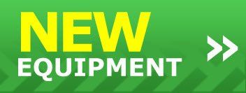 Button with NEW EQUIPMENT in yellow and white text, with a right arrow icon on green background.