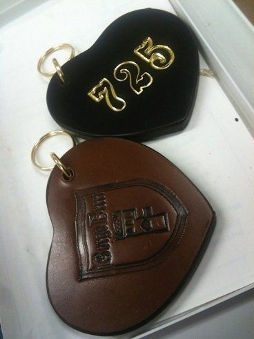 Portachiavi in cuoio - Incisoria Plasko Rimini