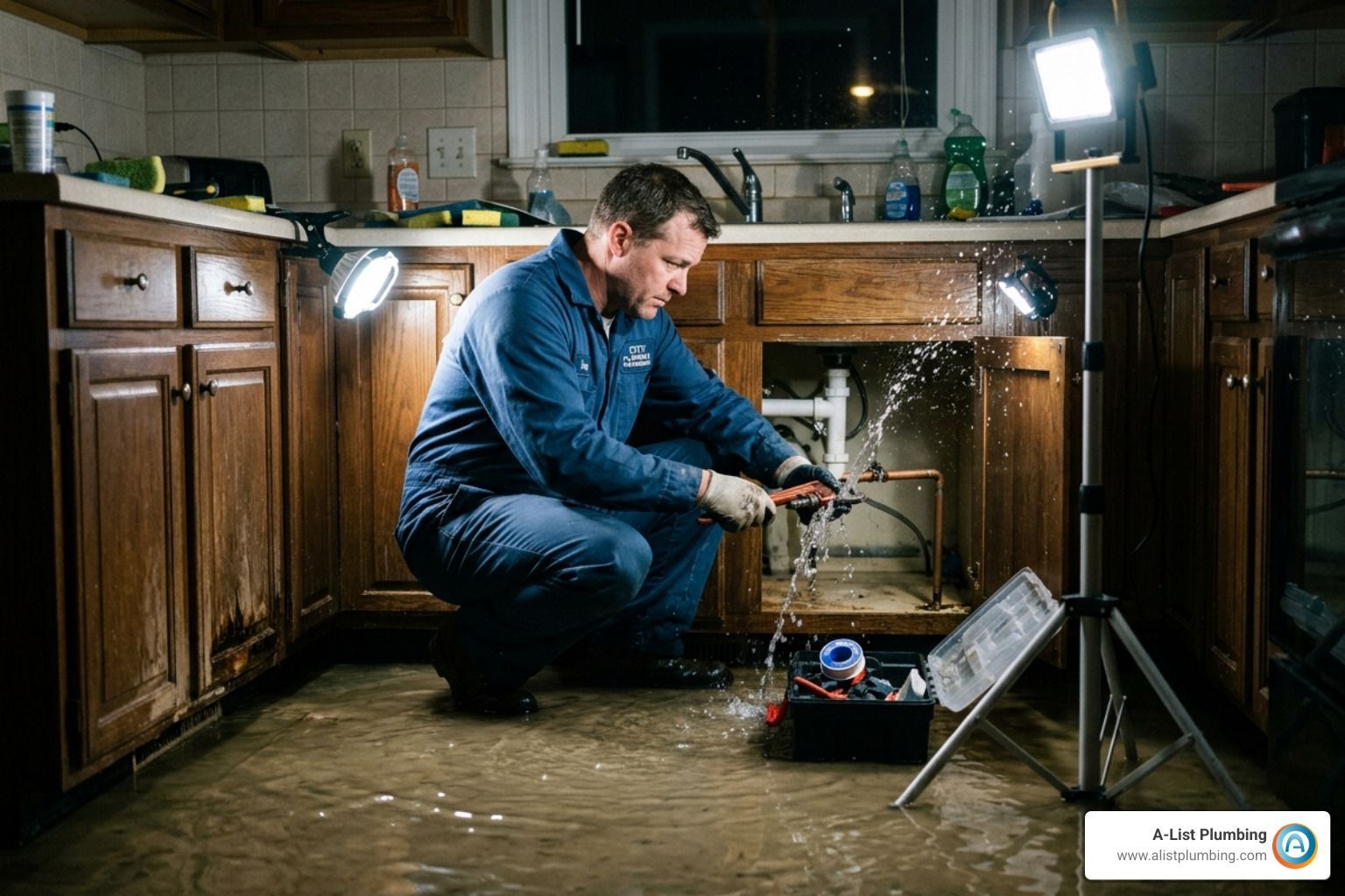 24 hour leak repair emergency water damage home - 24 hour leak repair