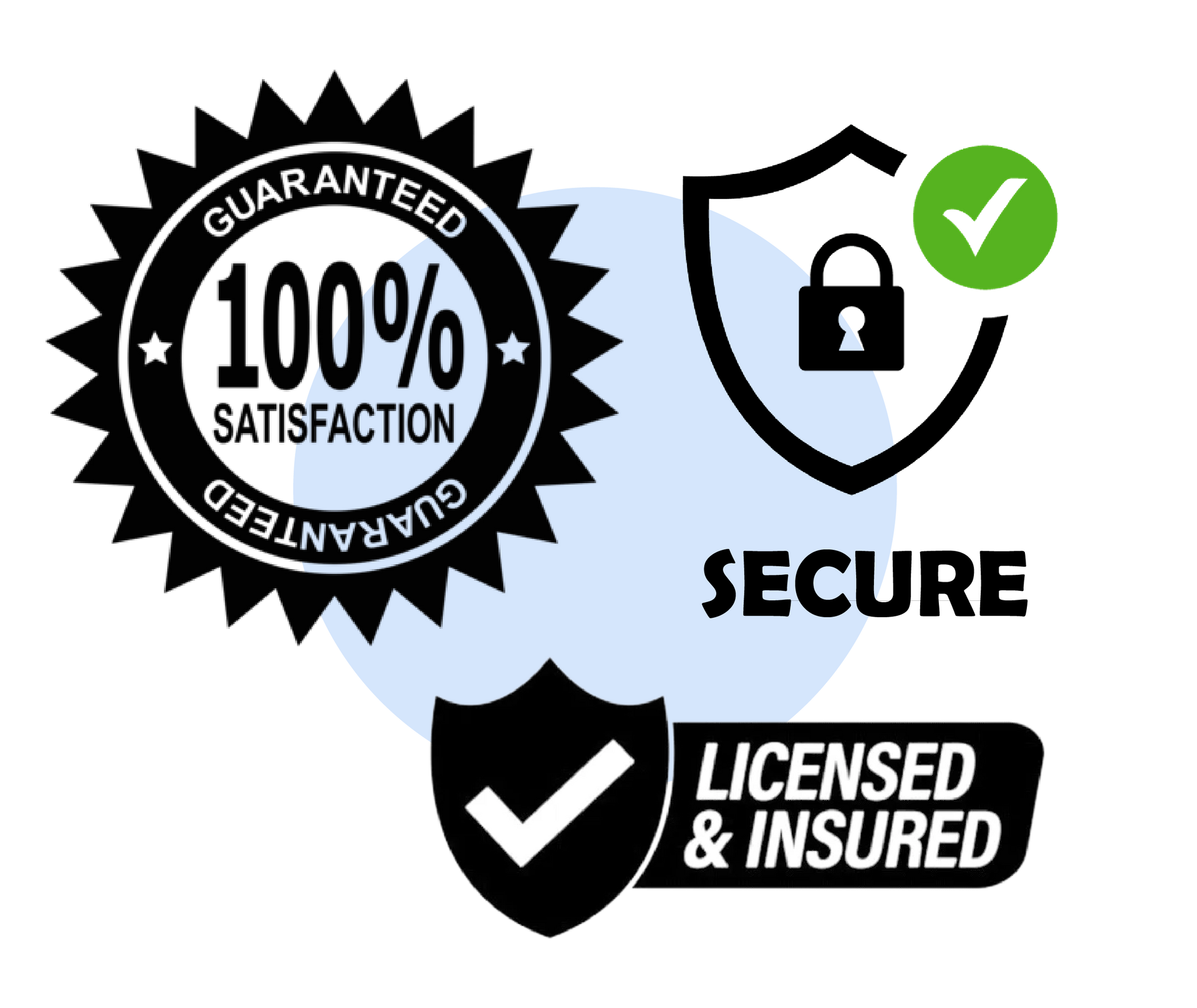 License, bonded, insured.