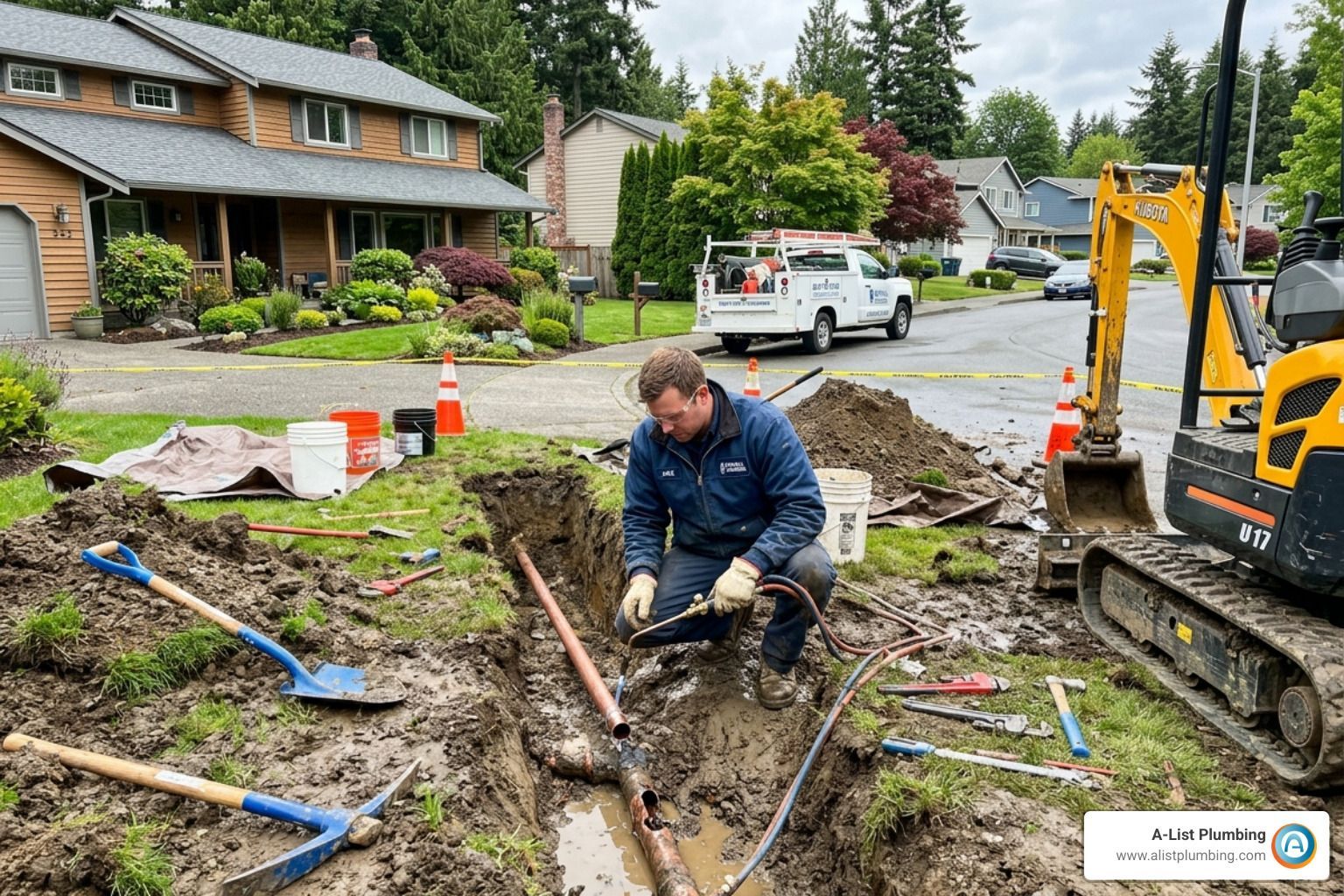 water line replacement Bothell