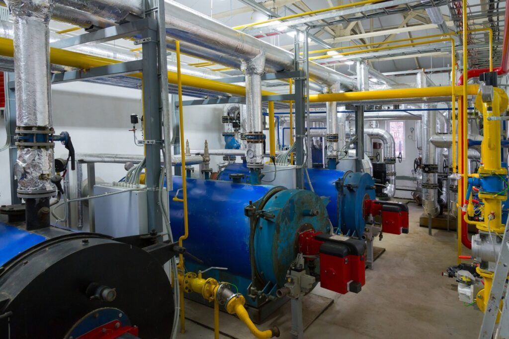 Commercial Boiler Room equipment