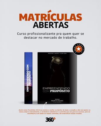 Um cartaz que diz matrículas abertas
