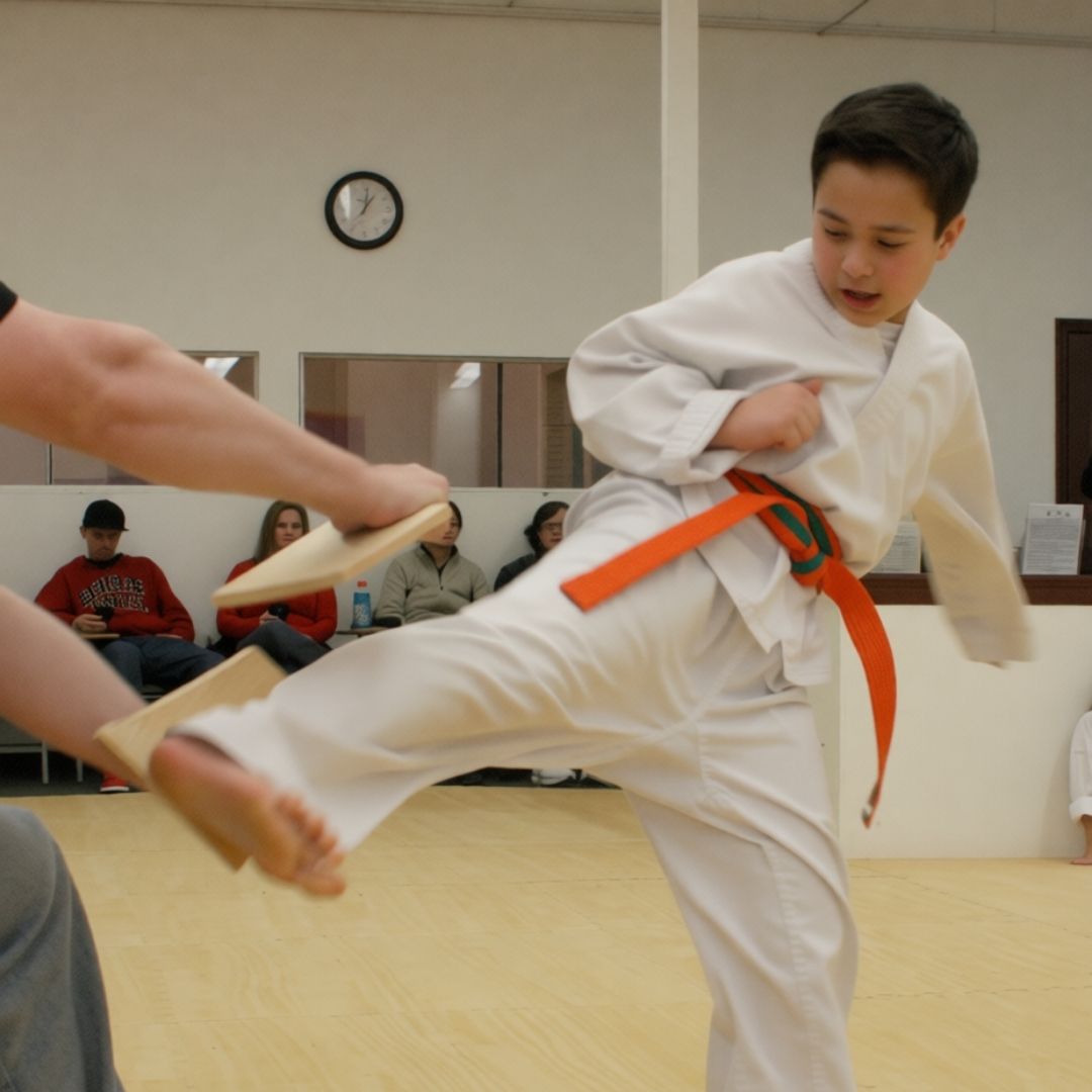 People practicing Brazilian Jiu-Jitsu. One person on the ground, another on top; two others grappling nearby. Black gis, indoor setting.