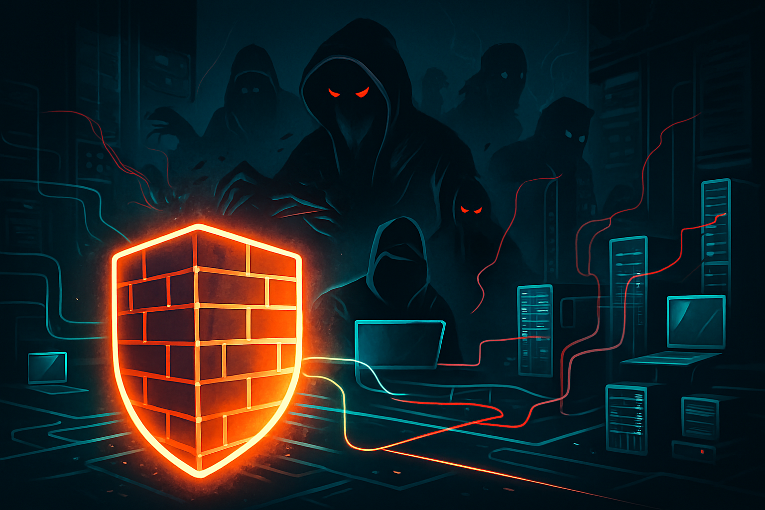 Protección contra atacantes en un ambiente de red digital