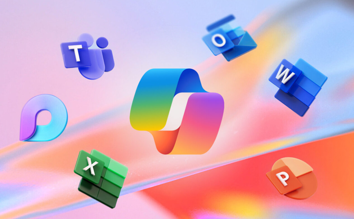 Aplicaciones de Microsoft 365: Excel, Word, Outlook, Teams, Powerpoint, Copilot