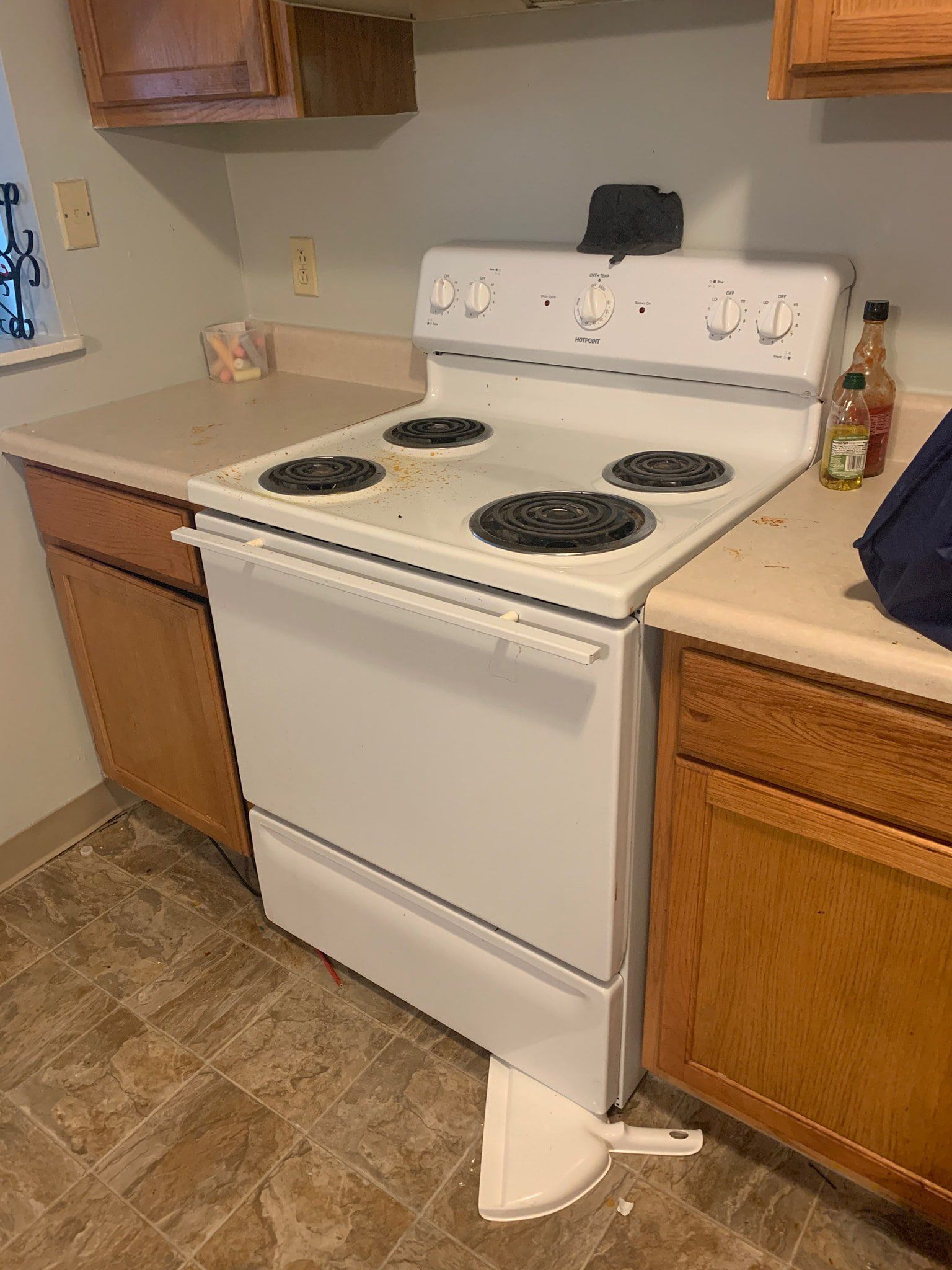 Before Gast Stove — Ithaca, NY — Butler & Burt Cleaning Services LLC