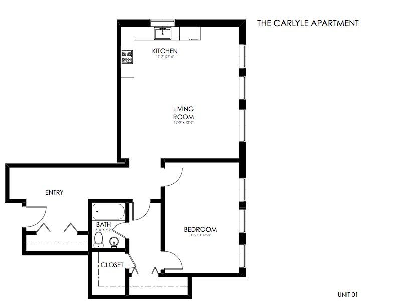 The Carlyle Apartments, Unit 01