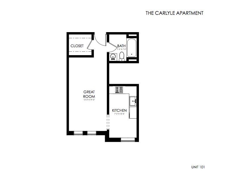 The Carlyle Apartments, Unit 101