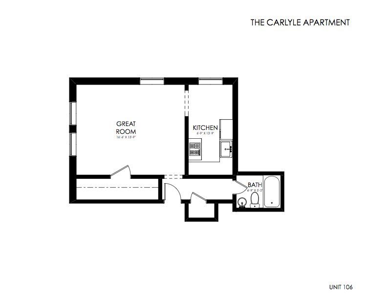 The Carlyle Apartments, Unit 106