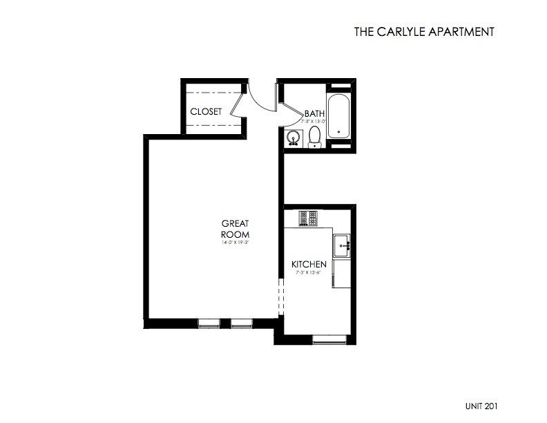 The Carlyle Apartments, Unit 201