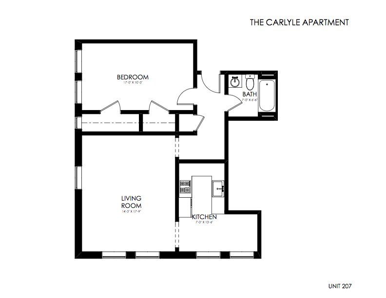 The Carlyle Apartments, Unit 207
