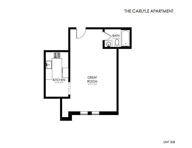 The Carlyle Apartments, Unit 308