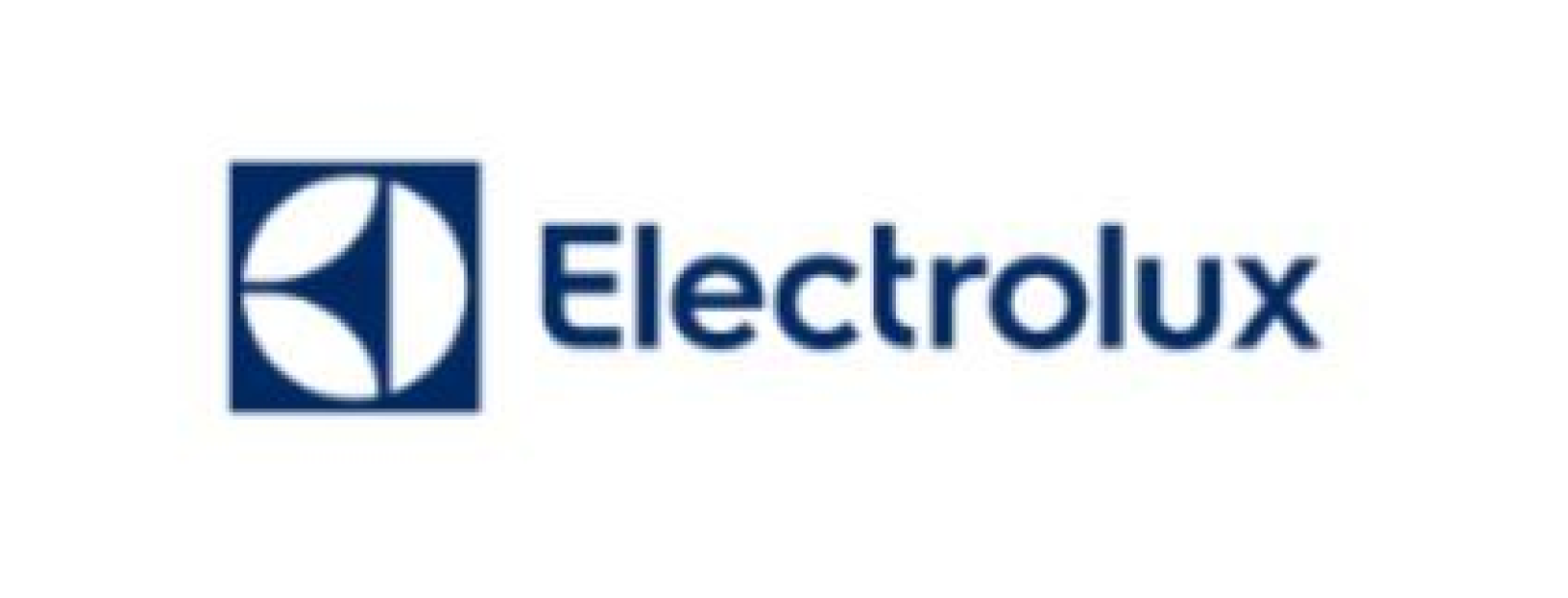 Electrolux logo with a blue square and white design. The word "Electrolux" is written in blue next to the logo.