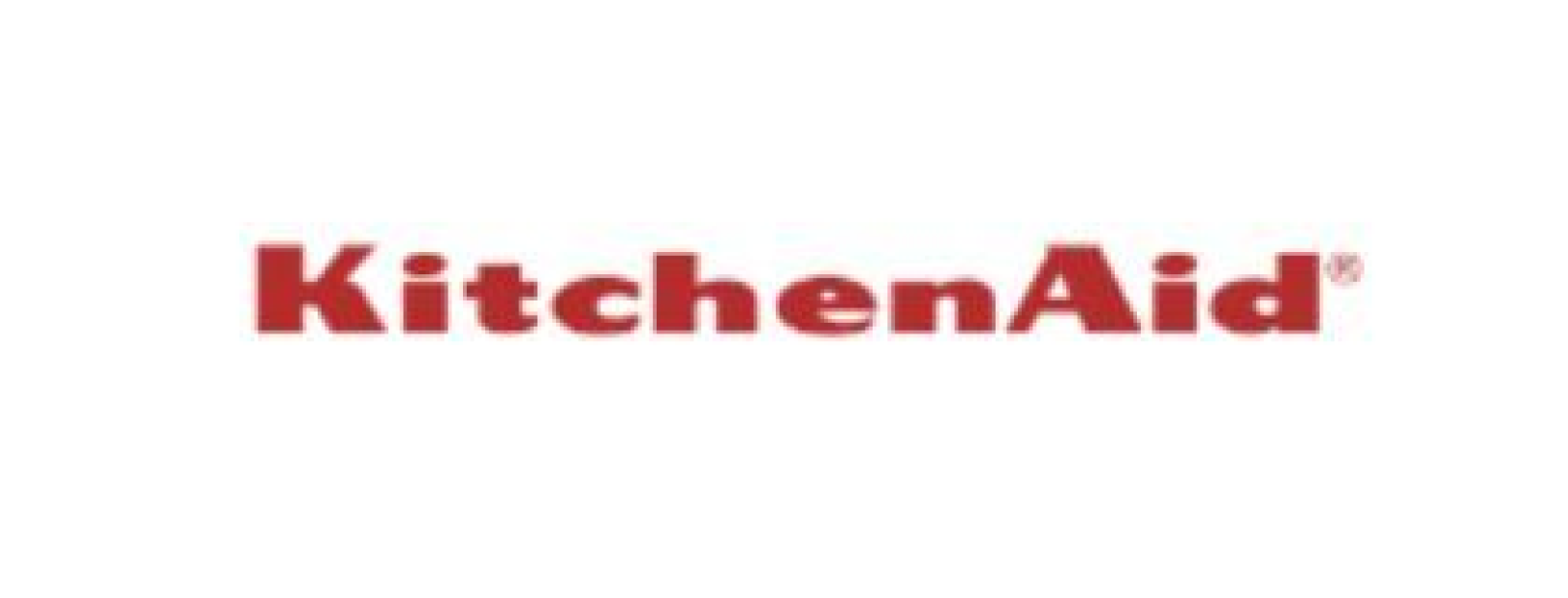 KitchenAid logo in dark red text on a white background.