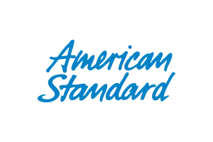 American Standard logo in blue script on white background.