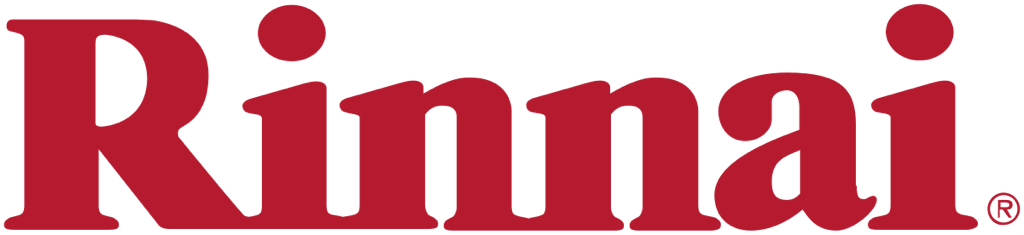 Rinnai logo in red text.