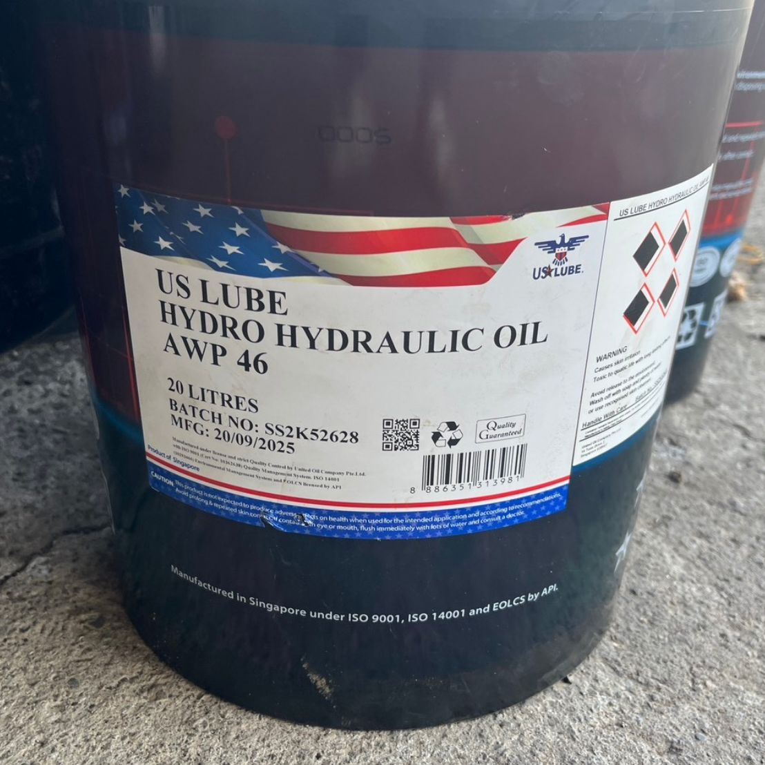 HYDRO HYDRAULIC OIL AWP 46 高壓抗磨液壓油-足量20L
