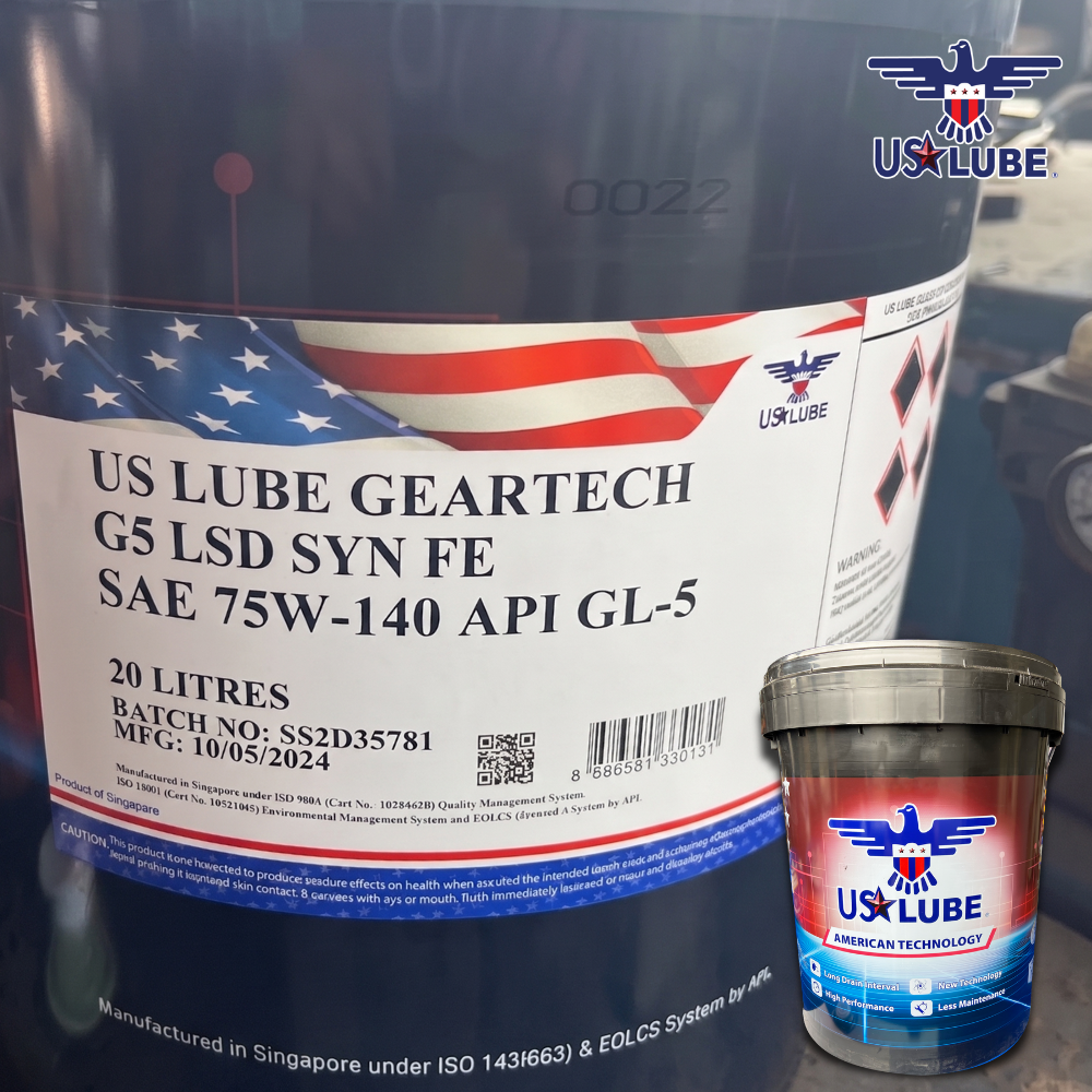 US LUBE GEARTECH G5 75W-140 全合成汽車齒輪油 API GL-5