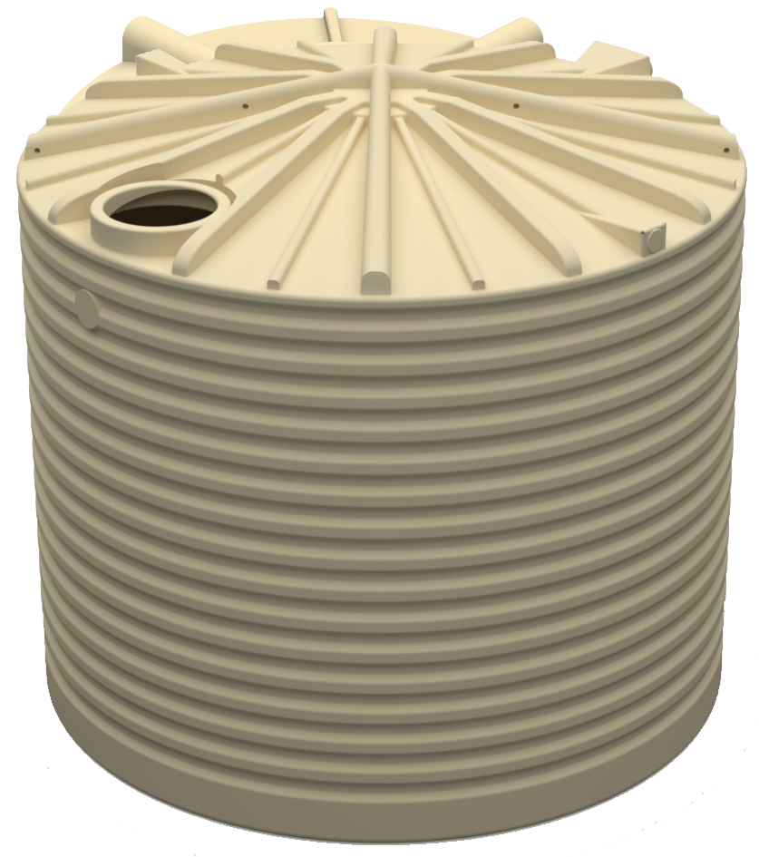 13600 Litre Round Poly Water Tank VIC