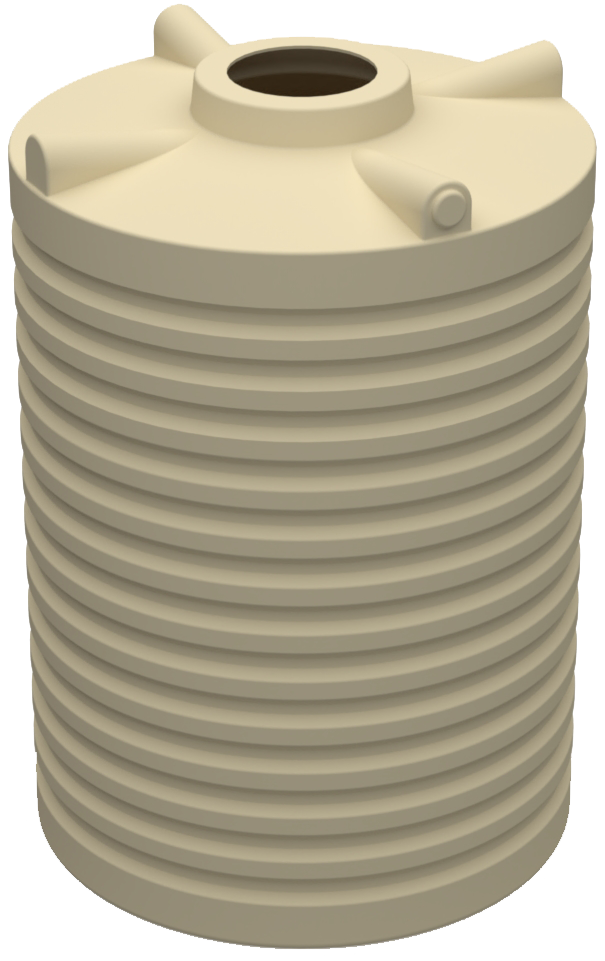 3000 Litre Round Poly Water Tank VIC