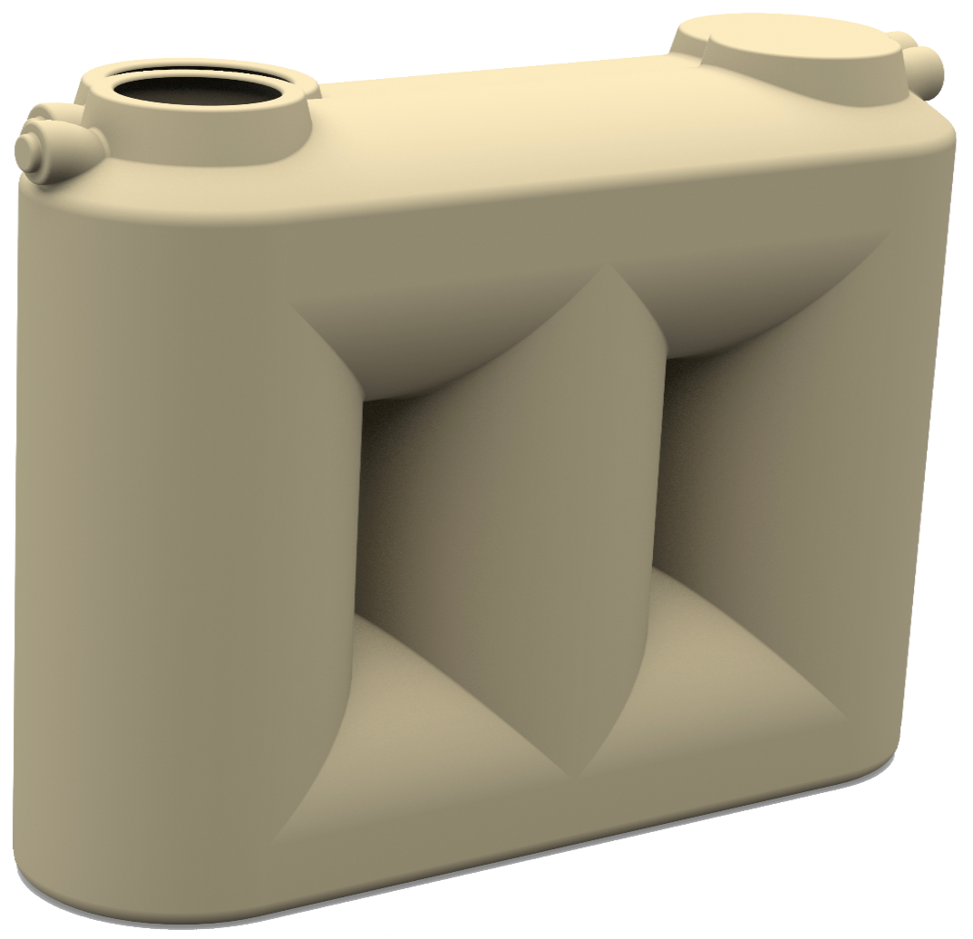 3000 Litre Slimline Poly Water Tank VIC