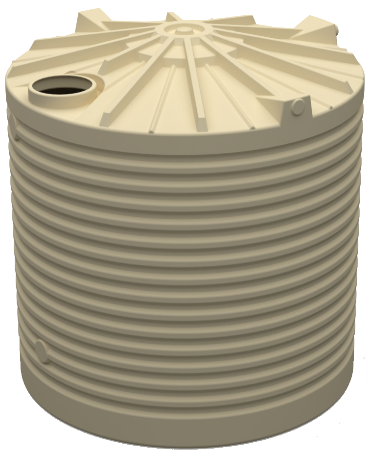 9000 Litre Round Poly Water Tank VIC