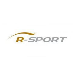Auf weißem Hintergrund ist ein Logo für R-Sport abgebildet.