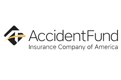 The accident fund insurance company of america logo is on a white background.