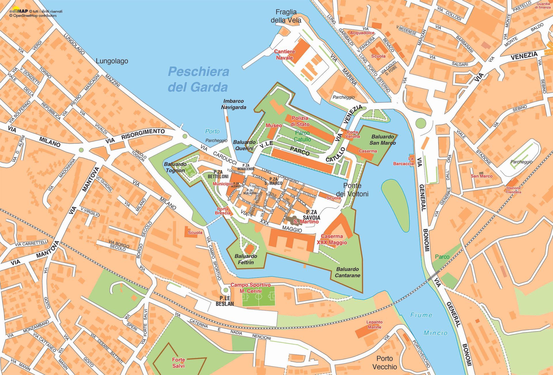 Mappa Peschiera