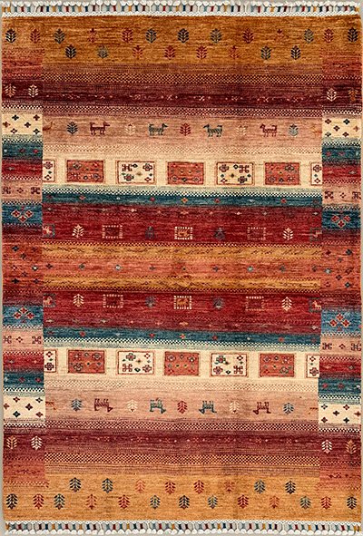 Heybe Wool on Cotton handwoven rug