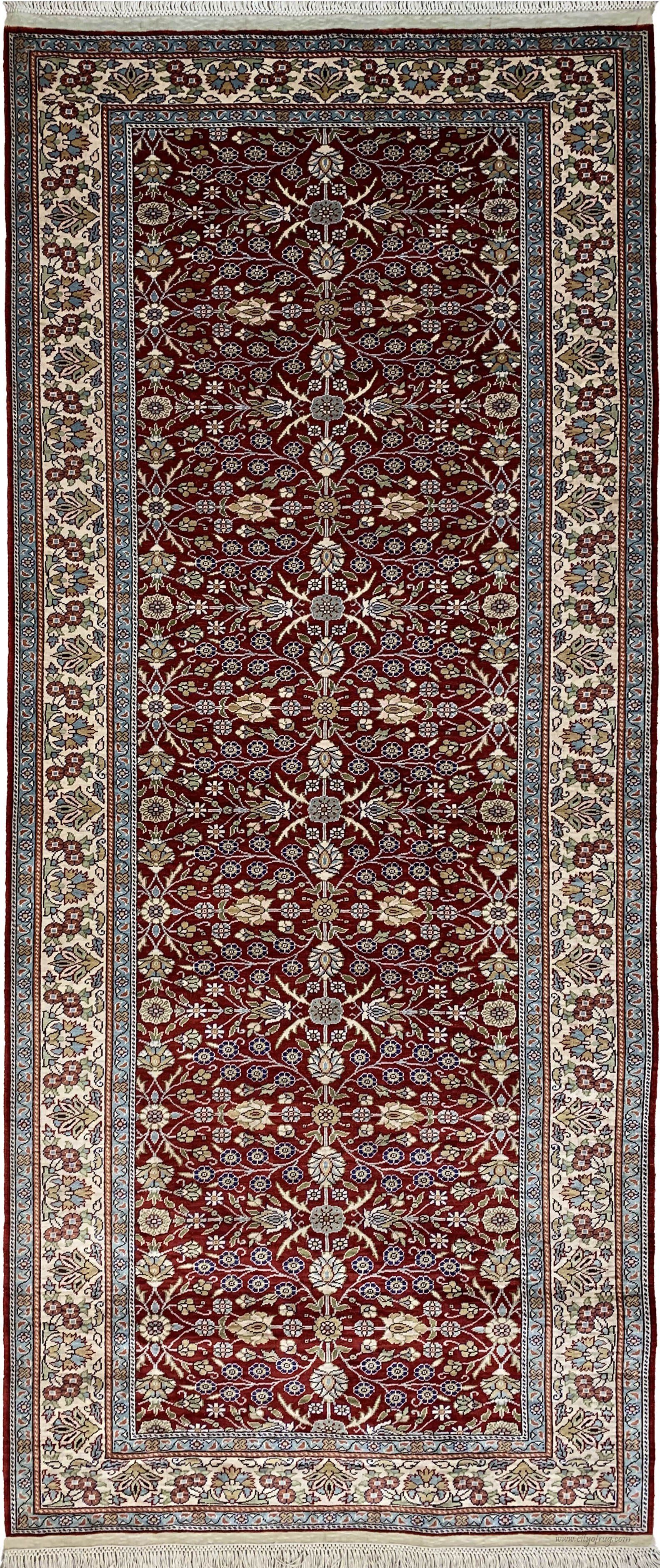 Kayseri Turkish Silk Runner rug