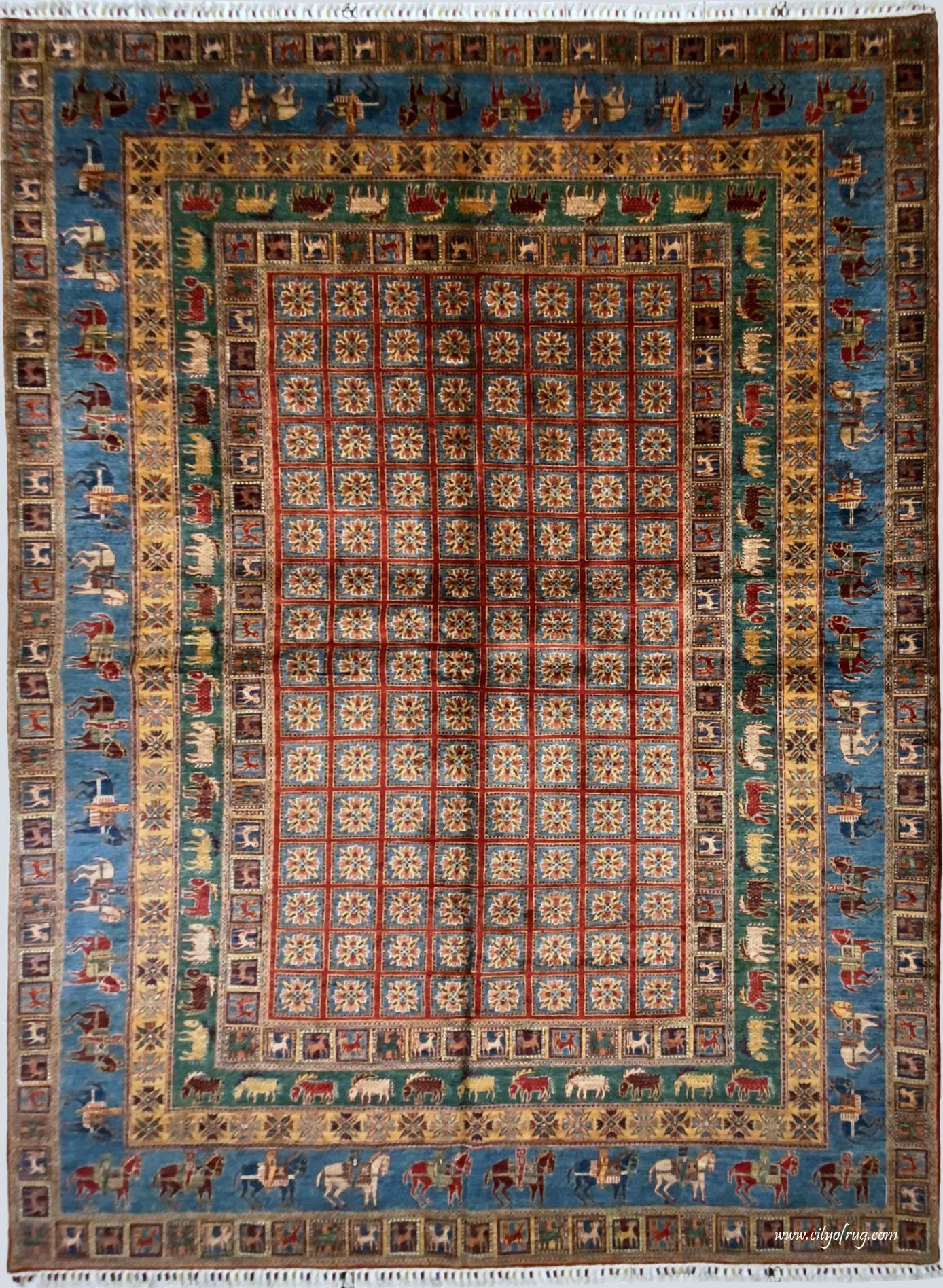 Pazirik handwoven rug