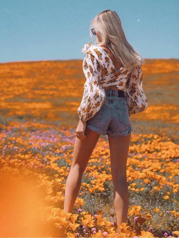 Walking in the Flower Field —The Edge in Byron Bay, NSW