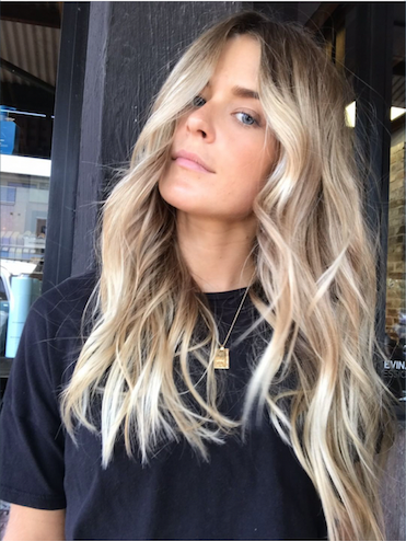 Curled Blonde Long Hair — The Edge in Byron Bay, NSW