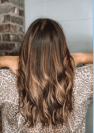 Caramel Hair Highlights on Brunette — The Edge in Byron Bay, NSW