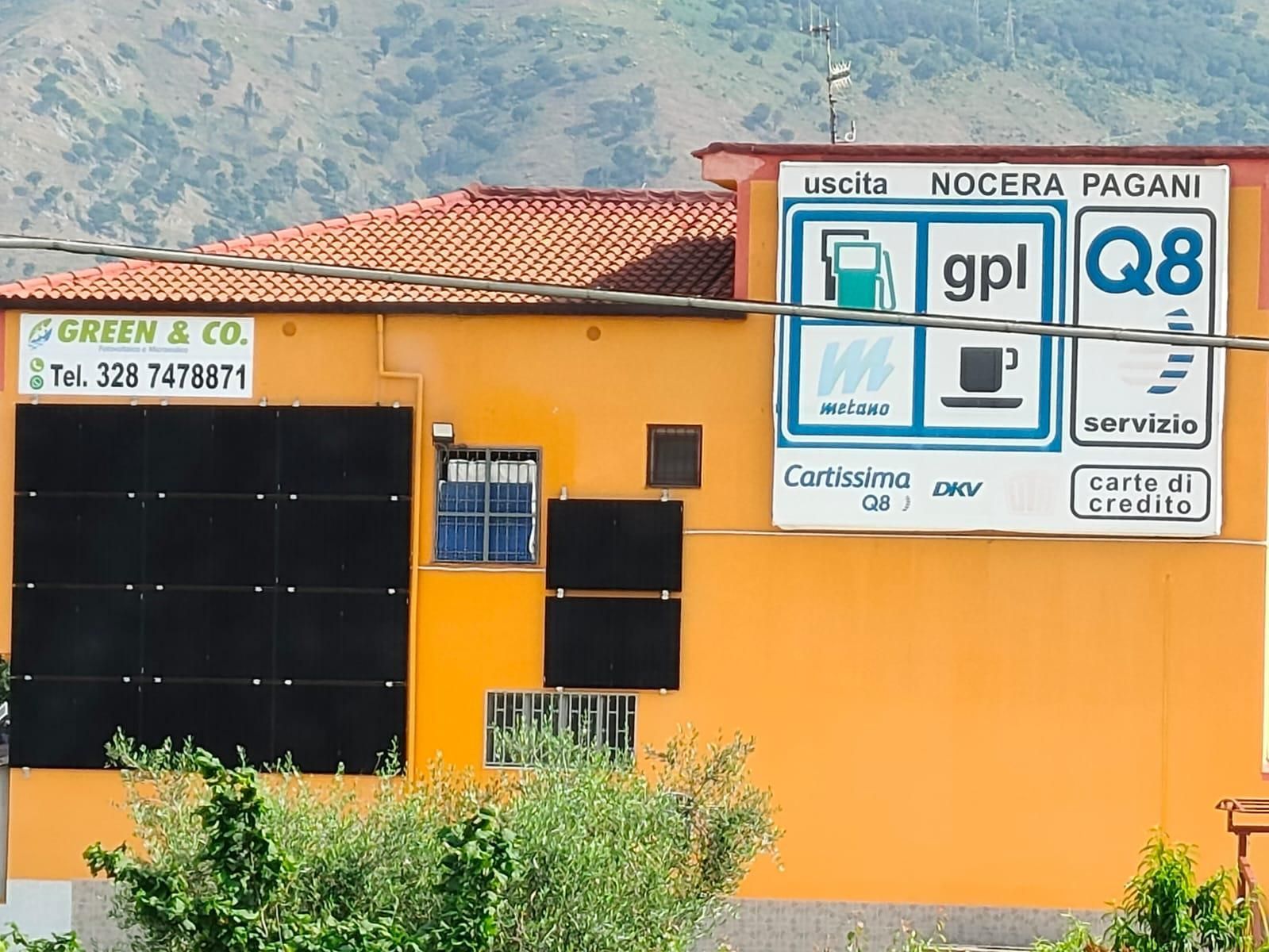 impianto fotovoltaico a muro