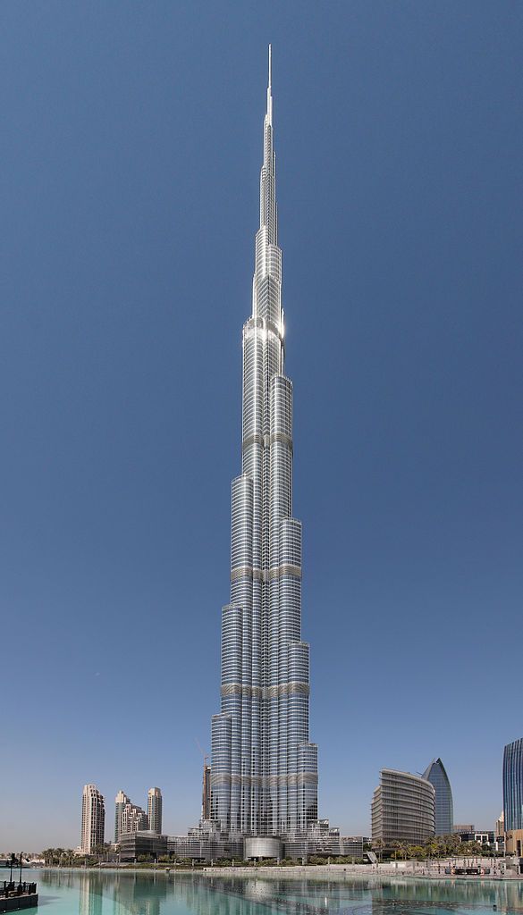  Tallest building - Burj Khalifa (former Burj Dubai) sets world record 