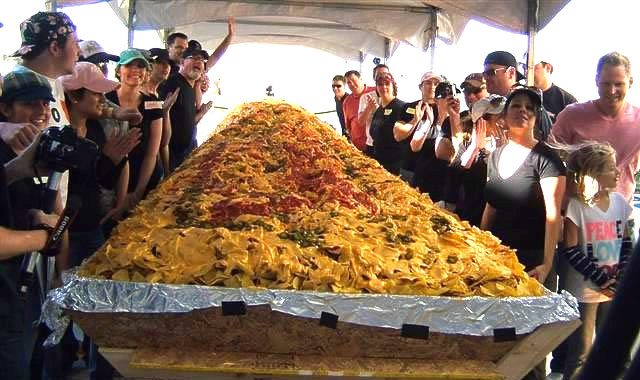 Largest plate of nachos - world record set by Northstar Church