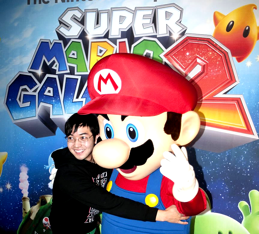 Most hugs by a mascot character - Super Mario Galaxy 2 sets world record      