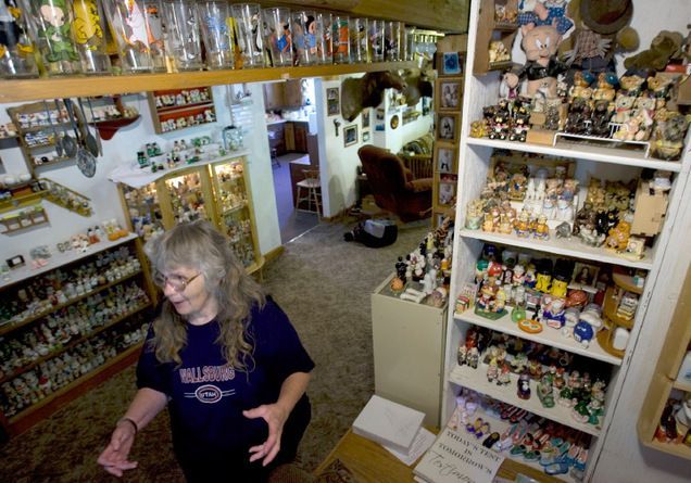 Largest collection of salt-and-pepper shakers - Dorena Young sets world record         