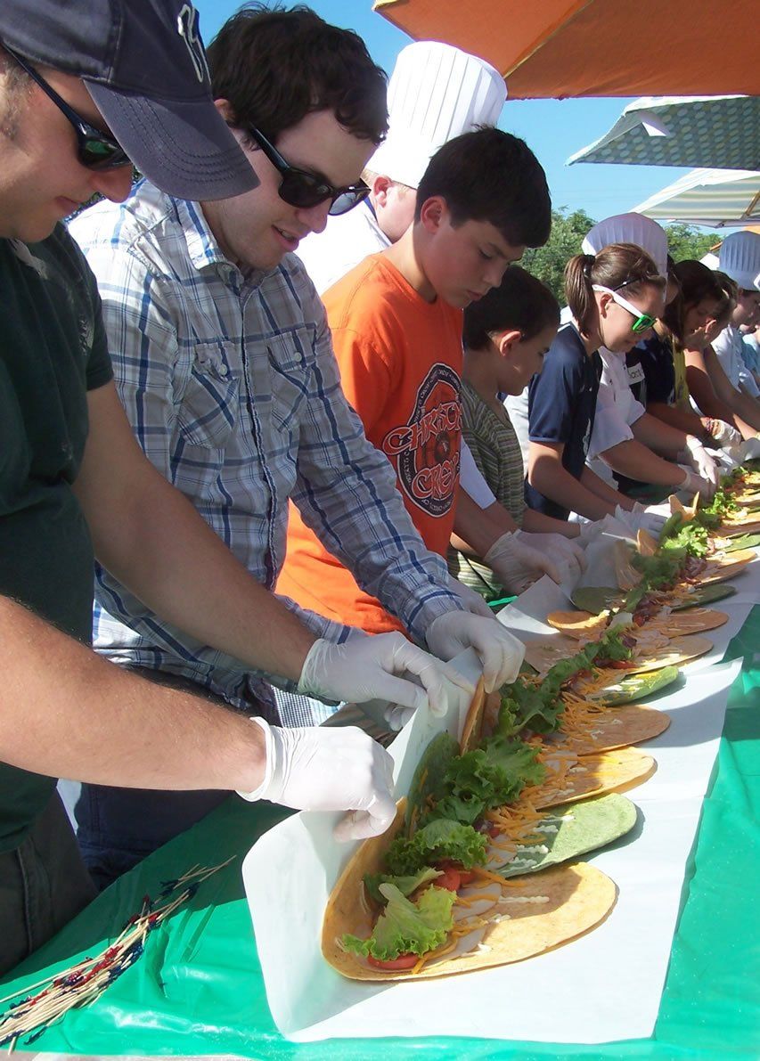 Largest sandwich wrap - Union-Snyder County Habitat for Humanity sets world record