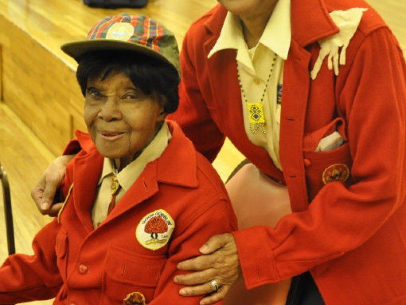 longest serving Cub Scout den mother Adele Trapp