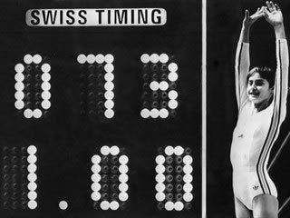 First perfect 10 at the Olympics: Nadia Comaneci sets world record (Video)